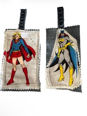 Superhero Fabric bookmarks handmade